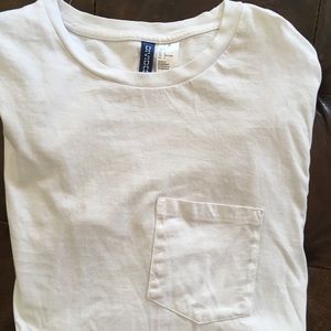 Plain white long sleeve